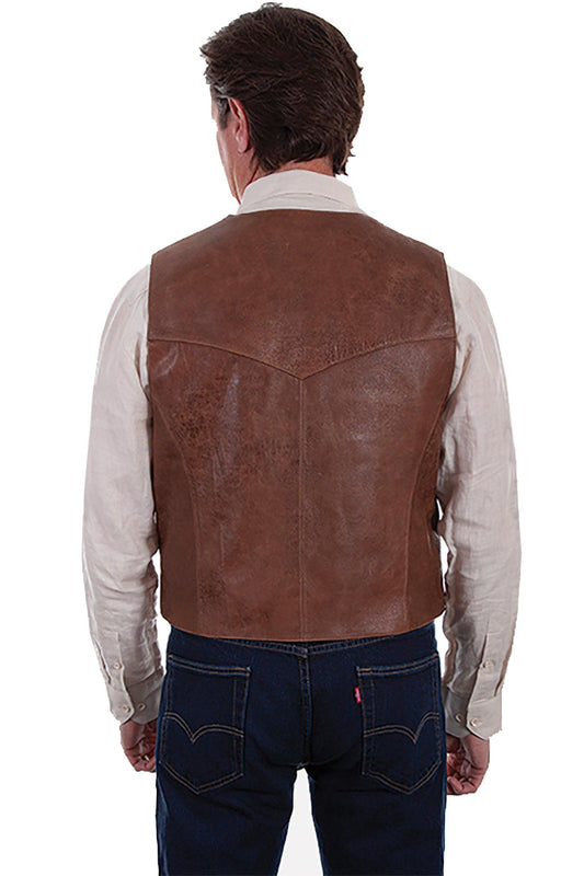 Scully BROWN MEN'S VEST - Flyclothing LLC