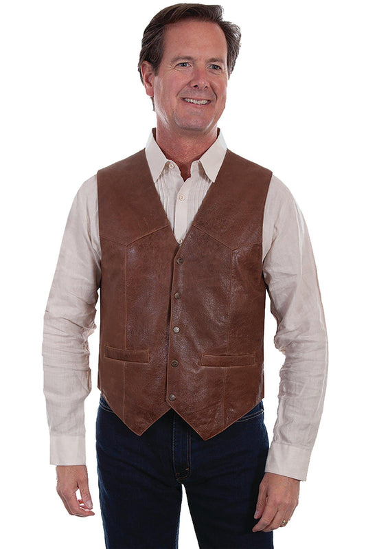 Scully BROWN MEN'S VEST - Flyclothing LLC