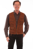 Scully BROWN FOUR POCKET VEST - Flyclothing LLC