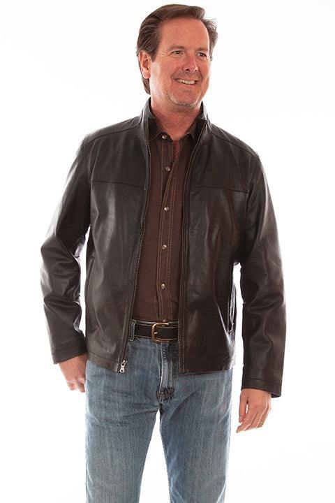 Scully BLACK LAMB ZIP FRONT JACKET - Flyclothing LLC