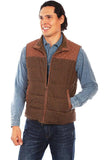 Scully Vintage Brown Quilted Vest - Flyclothing LLC