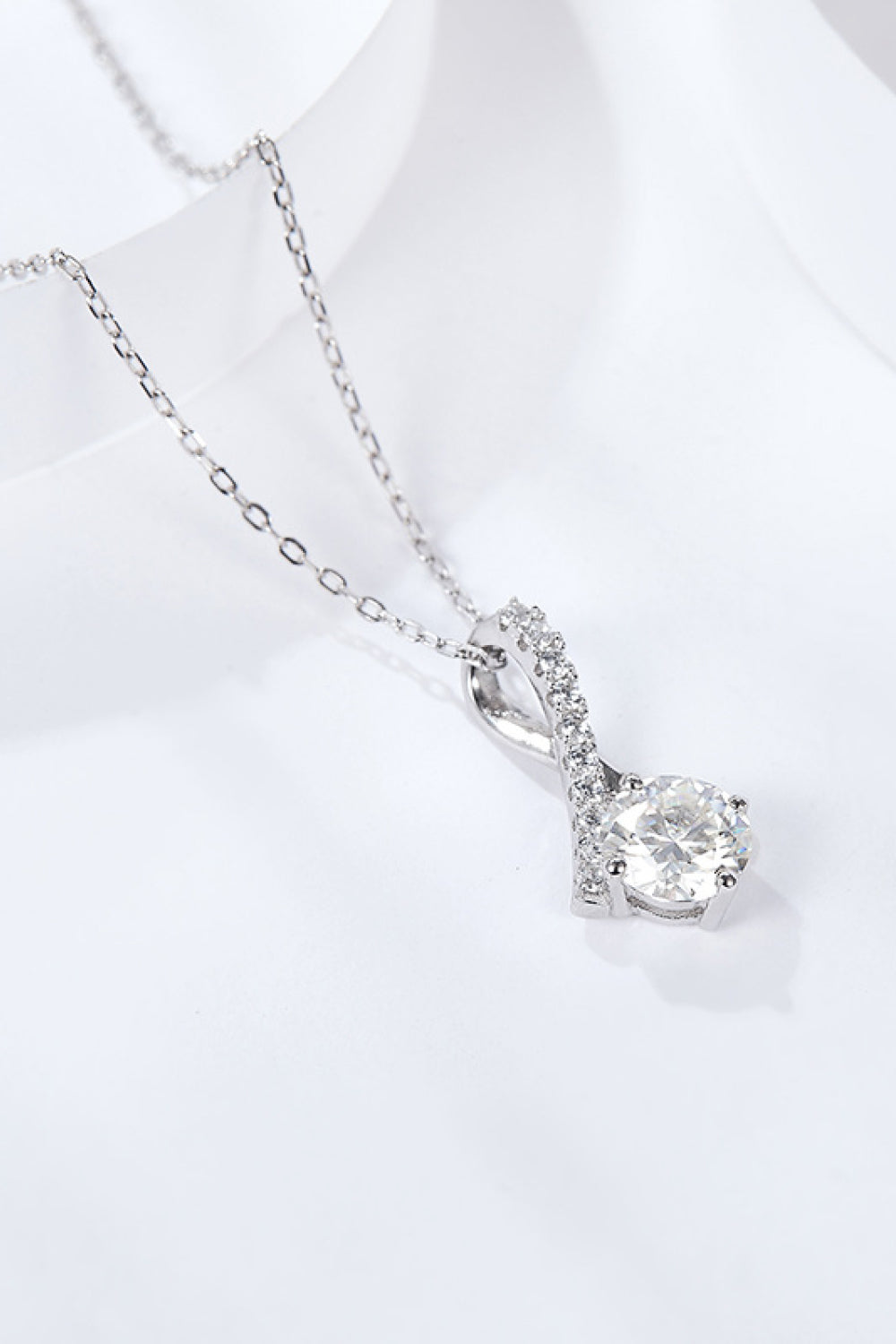 Special Occasion 1 Carat Moissanite Pendant Necklace - Flyclothing LLC