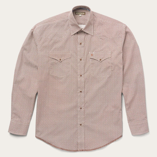 Stetson Classic Snap Front Shirt in Rust - Flyclothing LLC