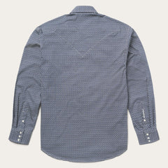 Stetson Snap Front Shirt in Deep Blue