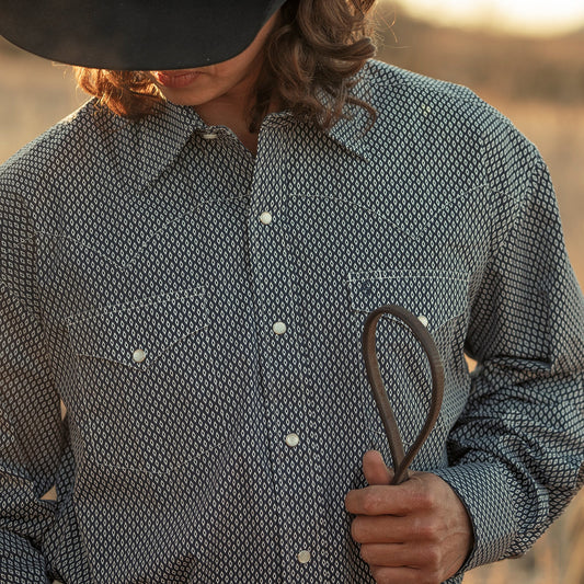 Stetson Diamond Geo Western Shirt