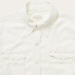 Stetson Cream Tencel Twill Shirt