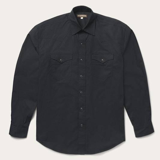 Stetson Classic Western Shirt in Black