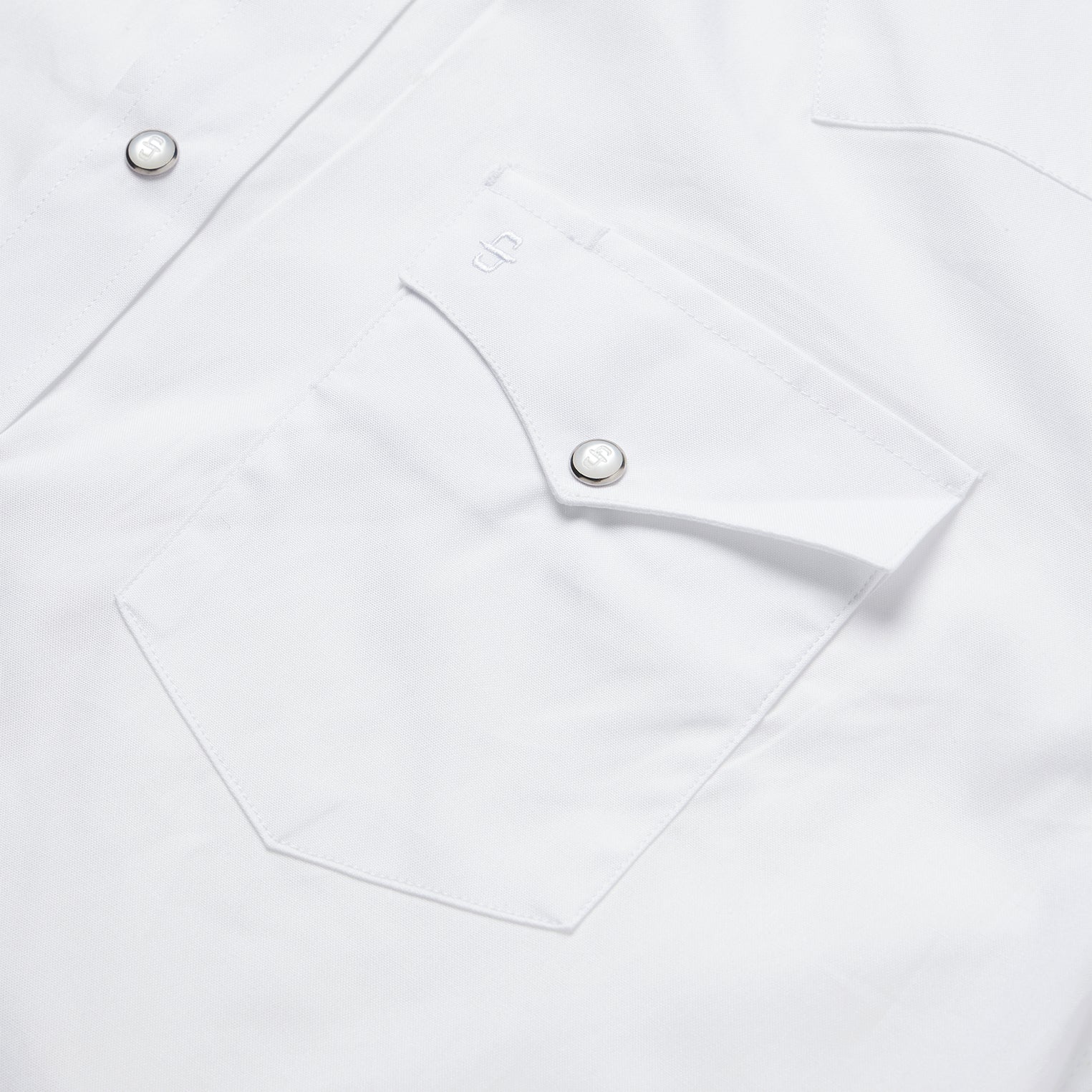 Stetson White Pinpoint Oxford Western Shirt - Flyclothing LLC