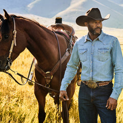 Stetson Long-Sleeved Denim Shirt