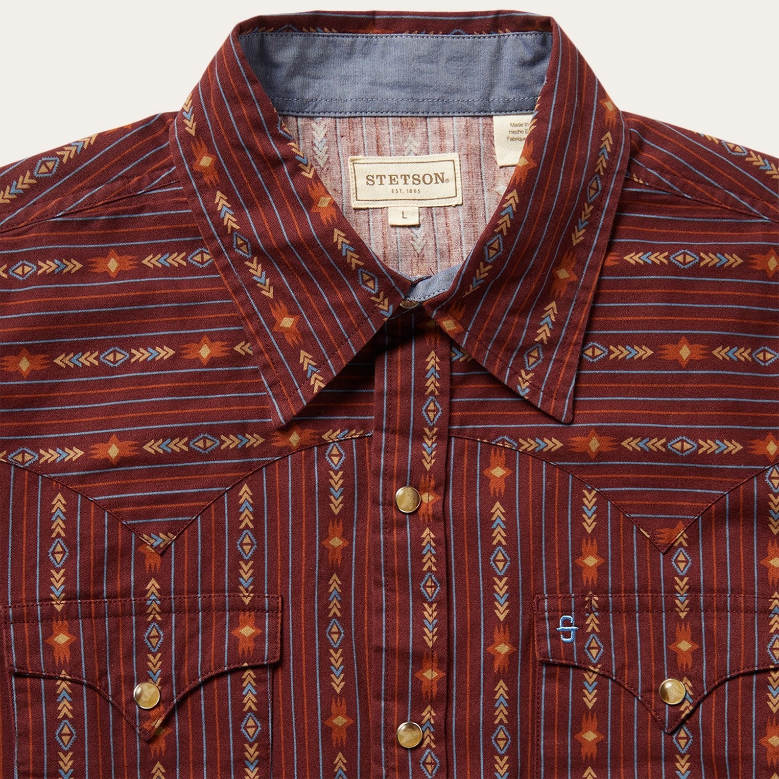 Stetson Aztec Modern Fit Shirt