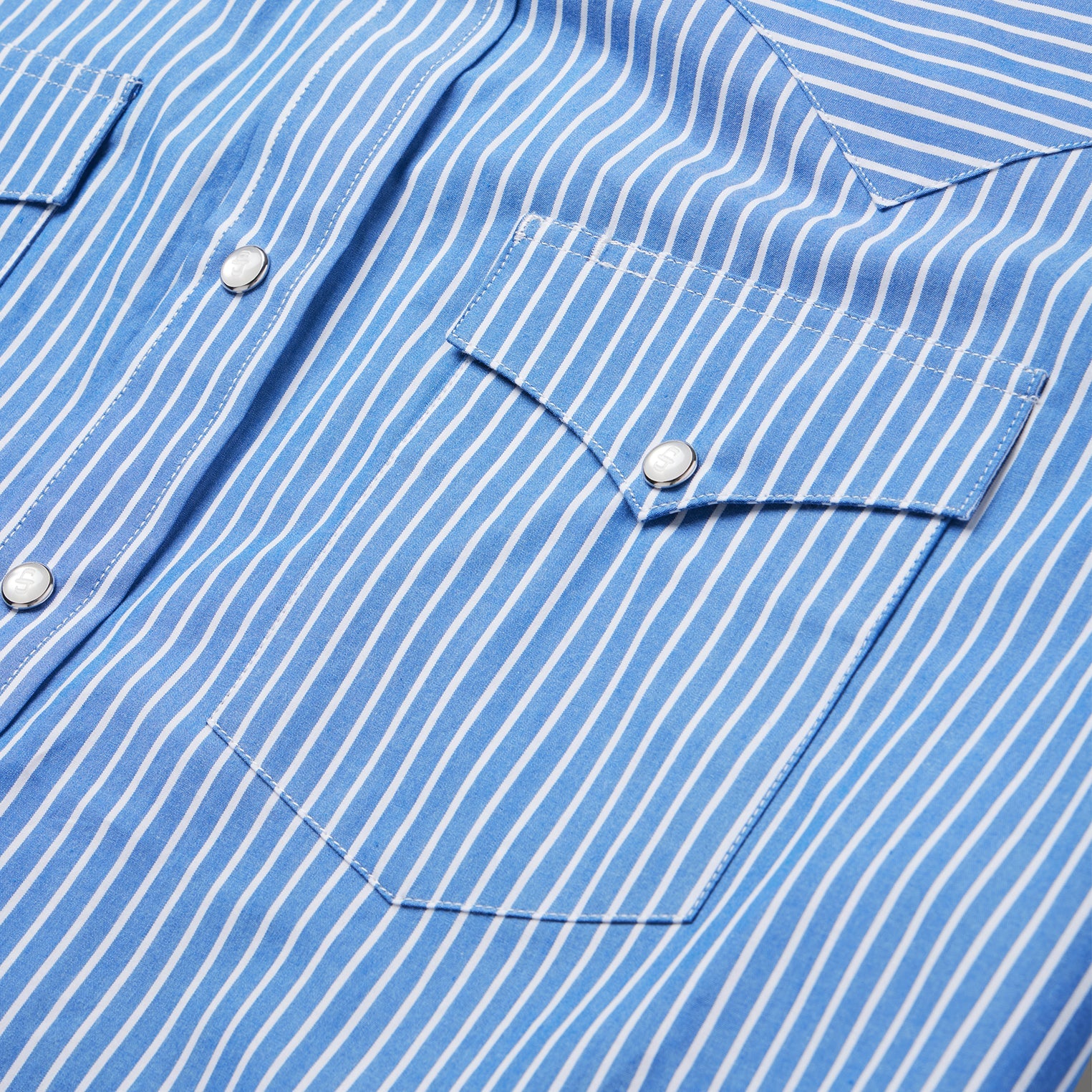 Stetson Blue Western Stripe Shirt - Flyclothing LLC