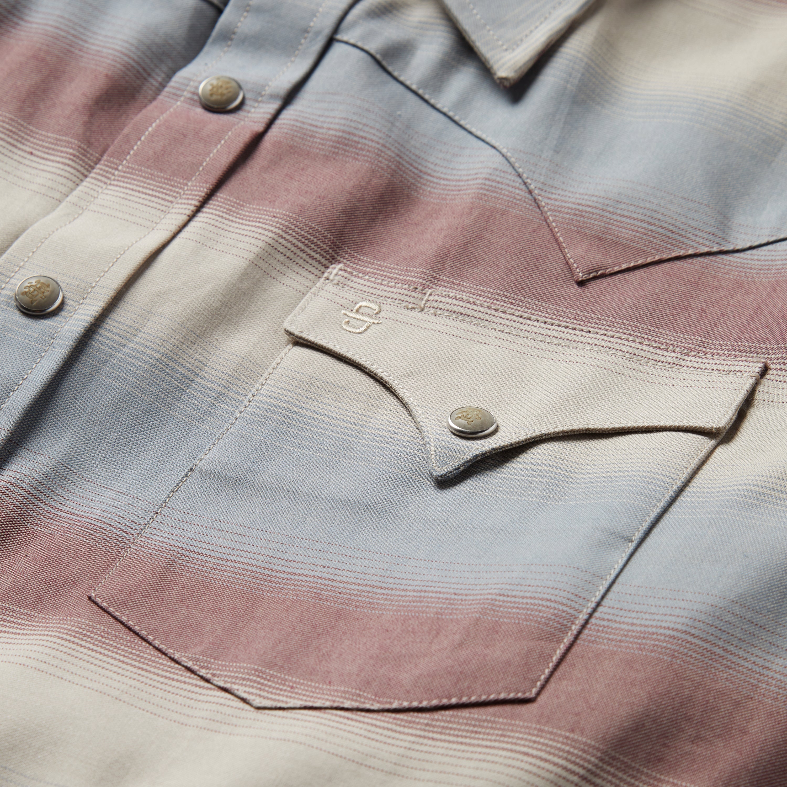 Stetson Ombre Stripe Twill Shirt