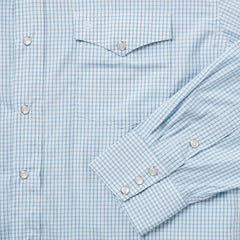 Stetson Blue Two Stripe Check Western Shirt - Flyclothing LLC