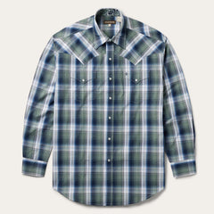 Stetson Lucky Diamond Plaid Western Shirt