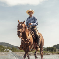 Stetson Plaid Twill Dobby Western Shirt - Flyclothing LLC