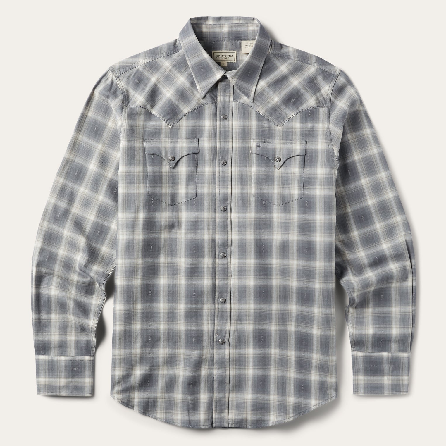 Stetson Dobby Twill Plaid Shirt