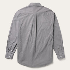 Stetson Grey Geo Print Button Front Shirt