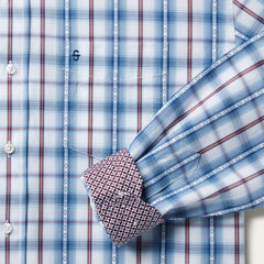 Stetson Blue Diamond Dobby Plaid Shirt - Flyclothing LLC