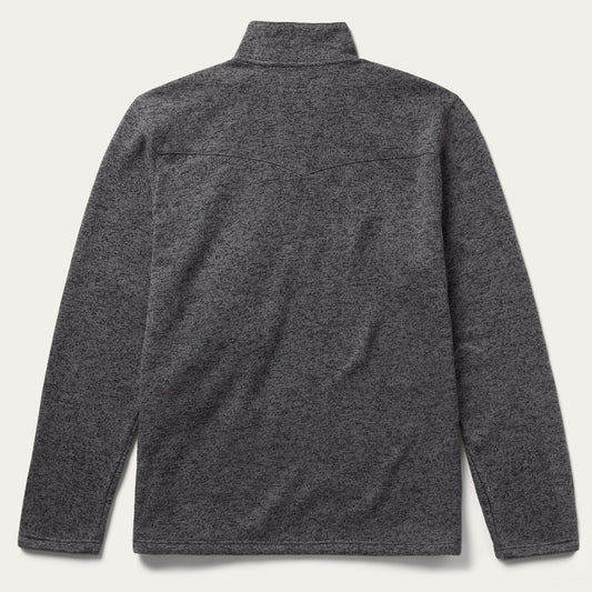 Stetson Button-Front Grey Pullover Knit Sweater