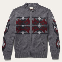 Stetson Grey Aztec Cardigan