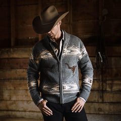 Stetson Longhorn Cardigan - Flyclothing LLC