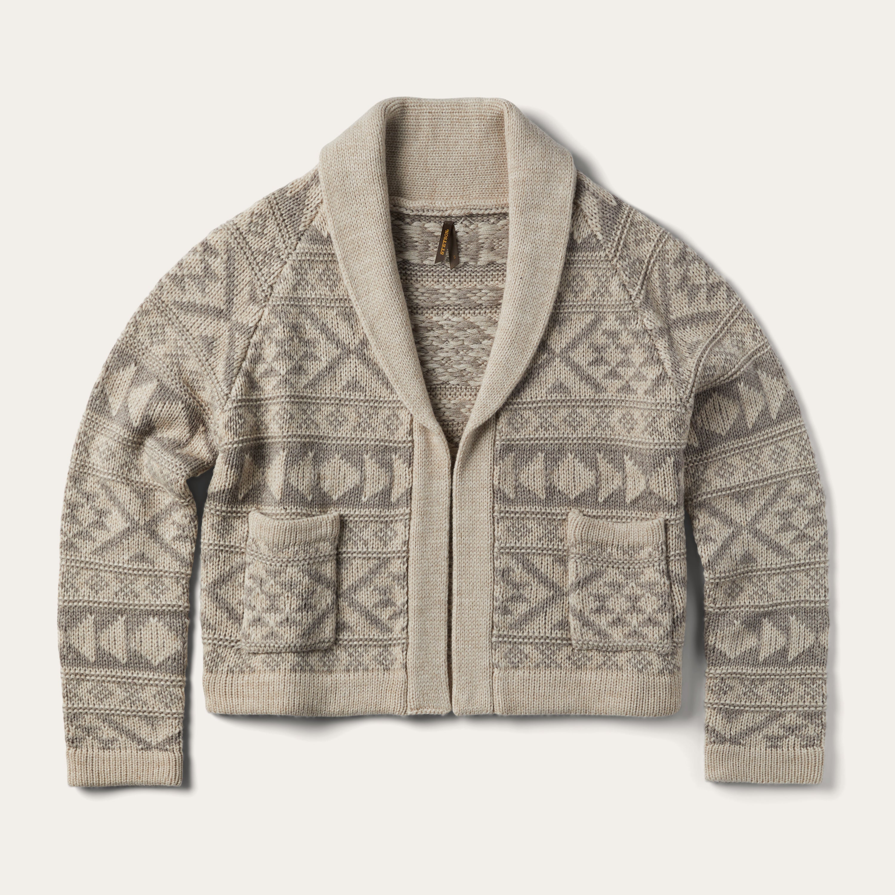 Stetson Cropped Shawl Collar Cardigan