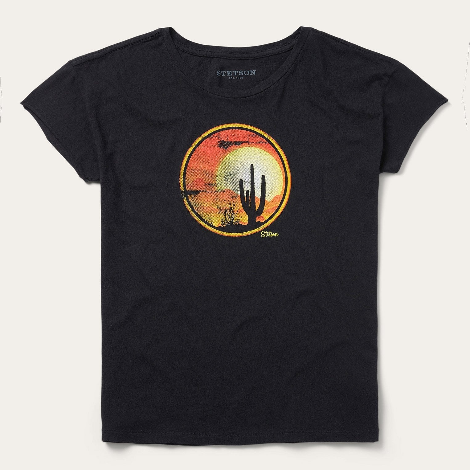 Stetson Sunset Saguaro Graphic Tee