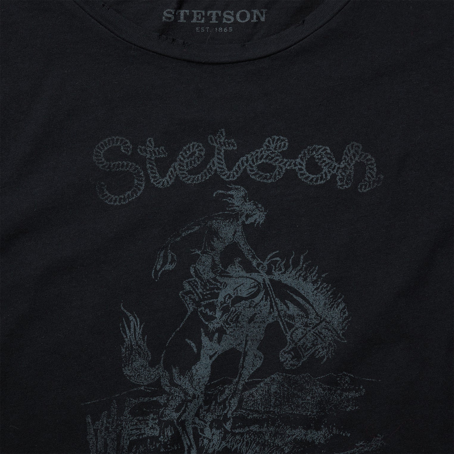 Stetson Bucking Cowboy Graphic Tee - Flyclothing LLC