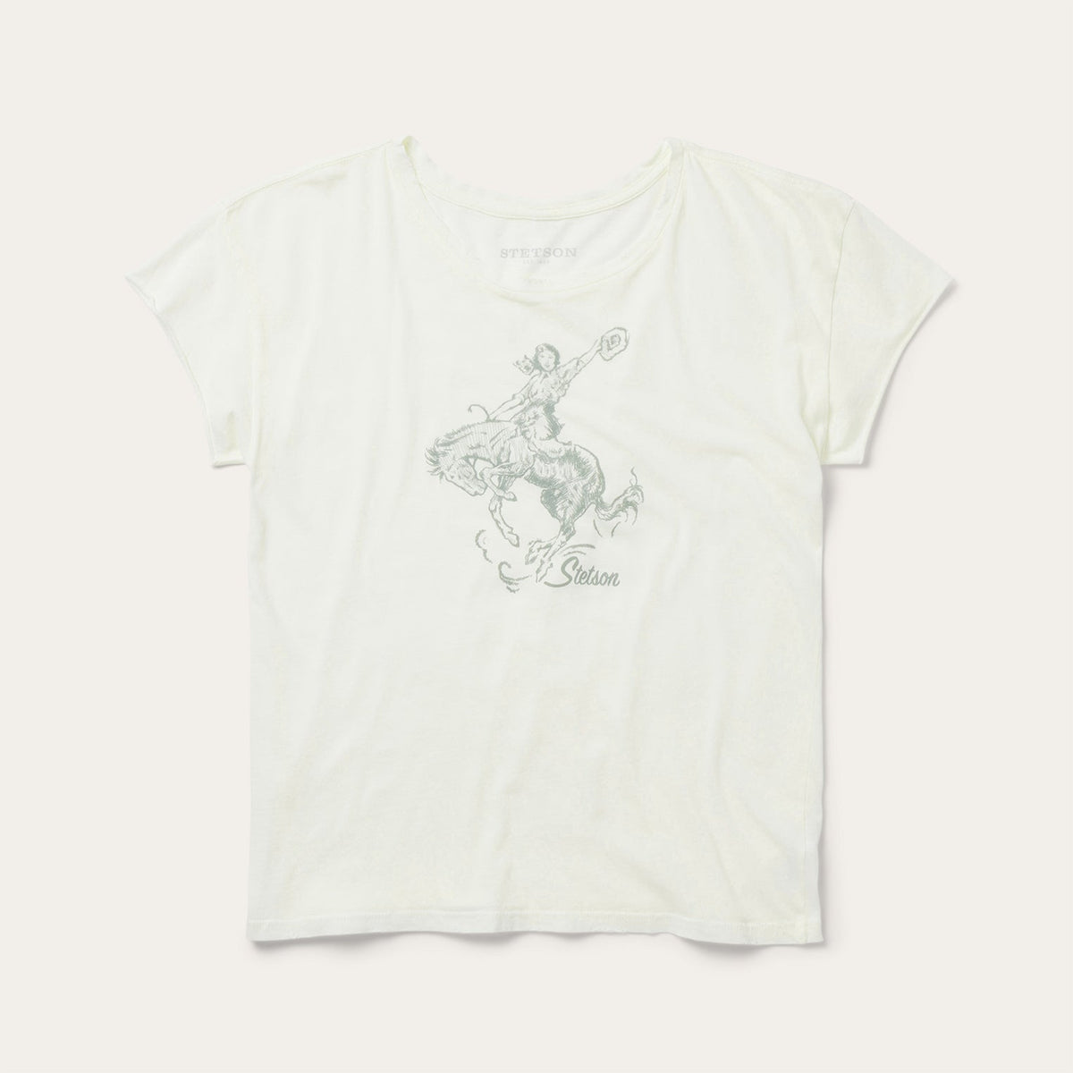 Stetson Bucking Cowgirl Graphic Tee