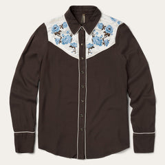 Stetson Embroidered Rayon Western Shirt