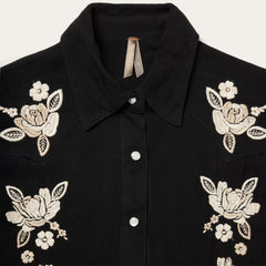 Stetson Embroidered Crepe Western Shirt - Flyclothing LLC