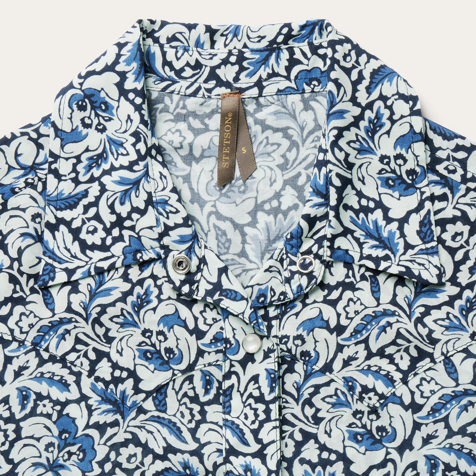 Stetson Indigo Tapestry Print Shirt