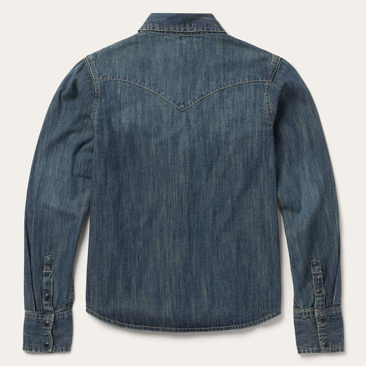 Stetson Dirty Denim Boyfriend Fit Shirt - Flyclothing LLC