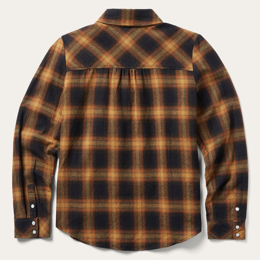 Stetson Classic Western Flannel Shirt in Brown