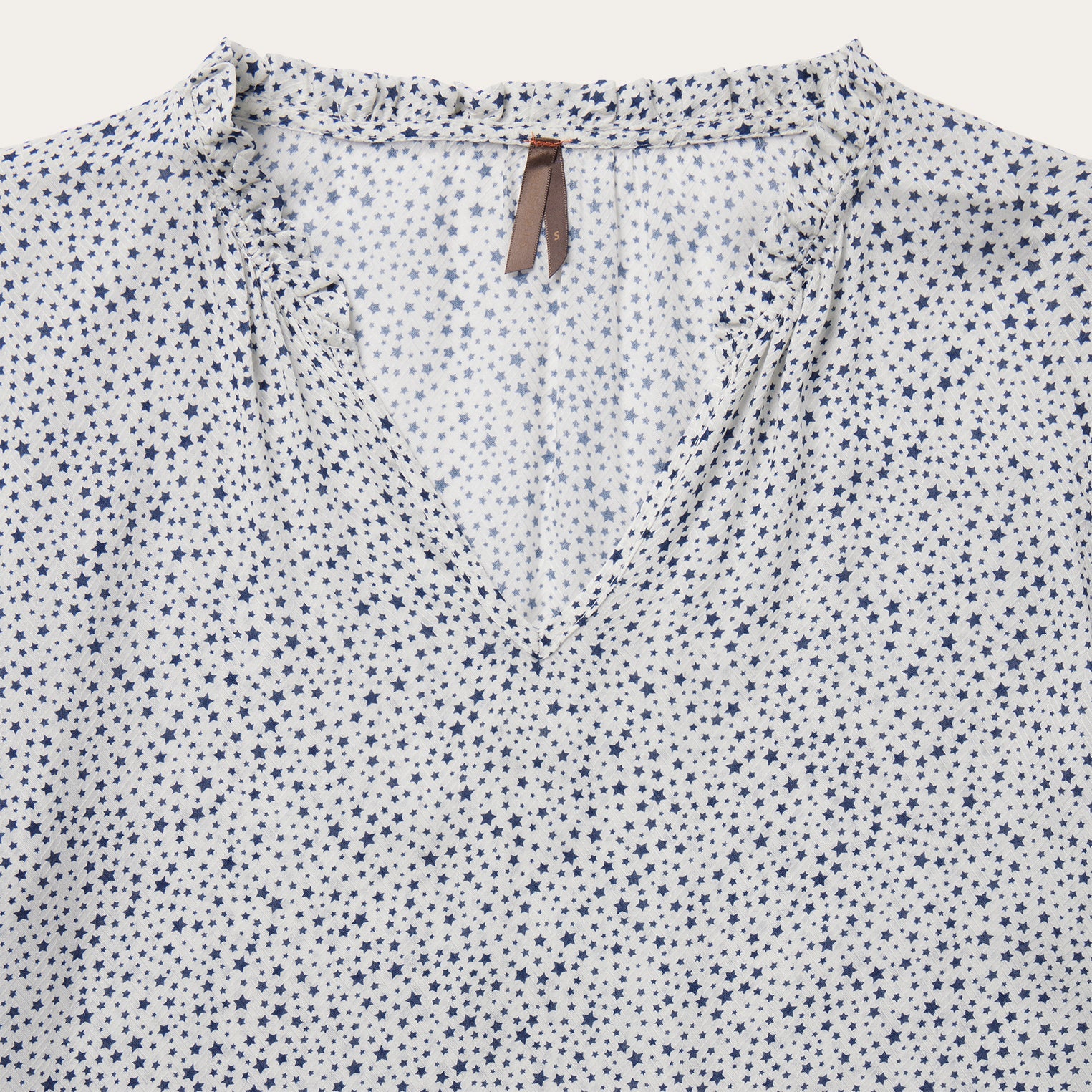 Stetson Stars Print Peasant Blouse - Stetson