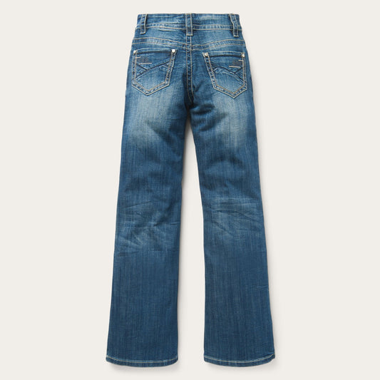 Stetson 214 Trouser Fit Jean With Deco Back Pocket