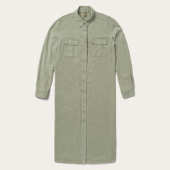 Stetson Army Green Twill Shirt Dress - Flyclothing LLC