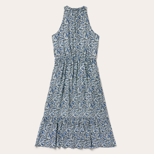 Stetson Indigo Tapestry Print Prairie Dress - Flyclothing LLC