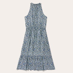 Stetson Indigo Tapestry Print Prairie Dress - Flyclothing LLC