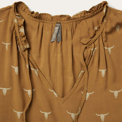 Stetson Mojave Longhorn Print Dress - Flyclothing LLC