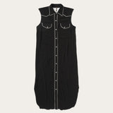 Stetson Sleeveless Western Shirt Dress - Flyclothing LLC