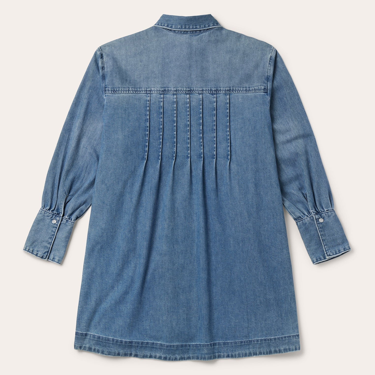 Stetson Denim Button Front Shirt Dress - Flyclothing LLC