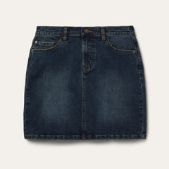 Stetson Stretch Denim 5-Pocket Skirt