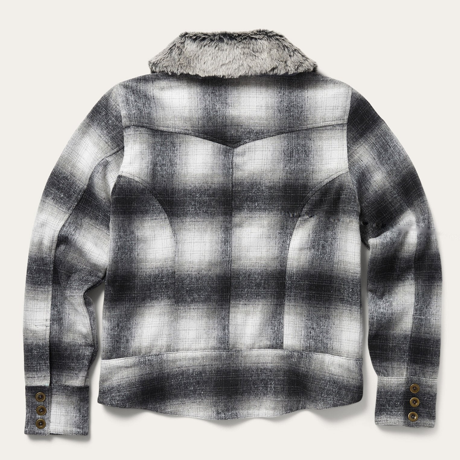 Stetson Plaid Cropped Jacket - Flyclothing LLC