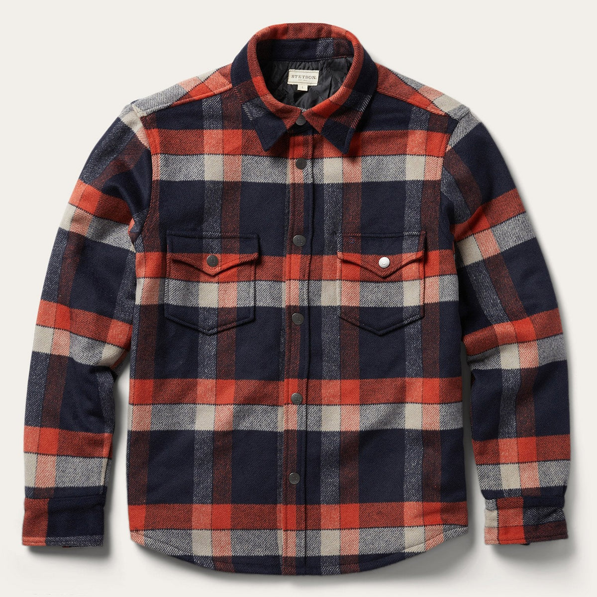 Stetson Blue & Orange Jac-Shirt