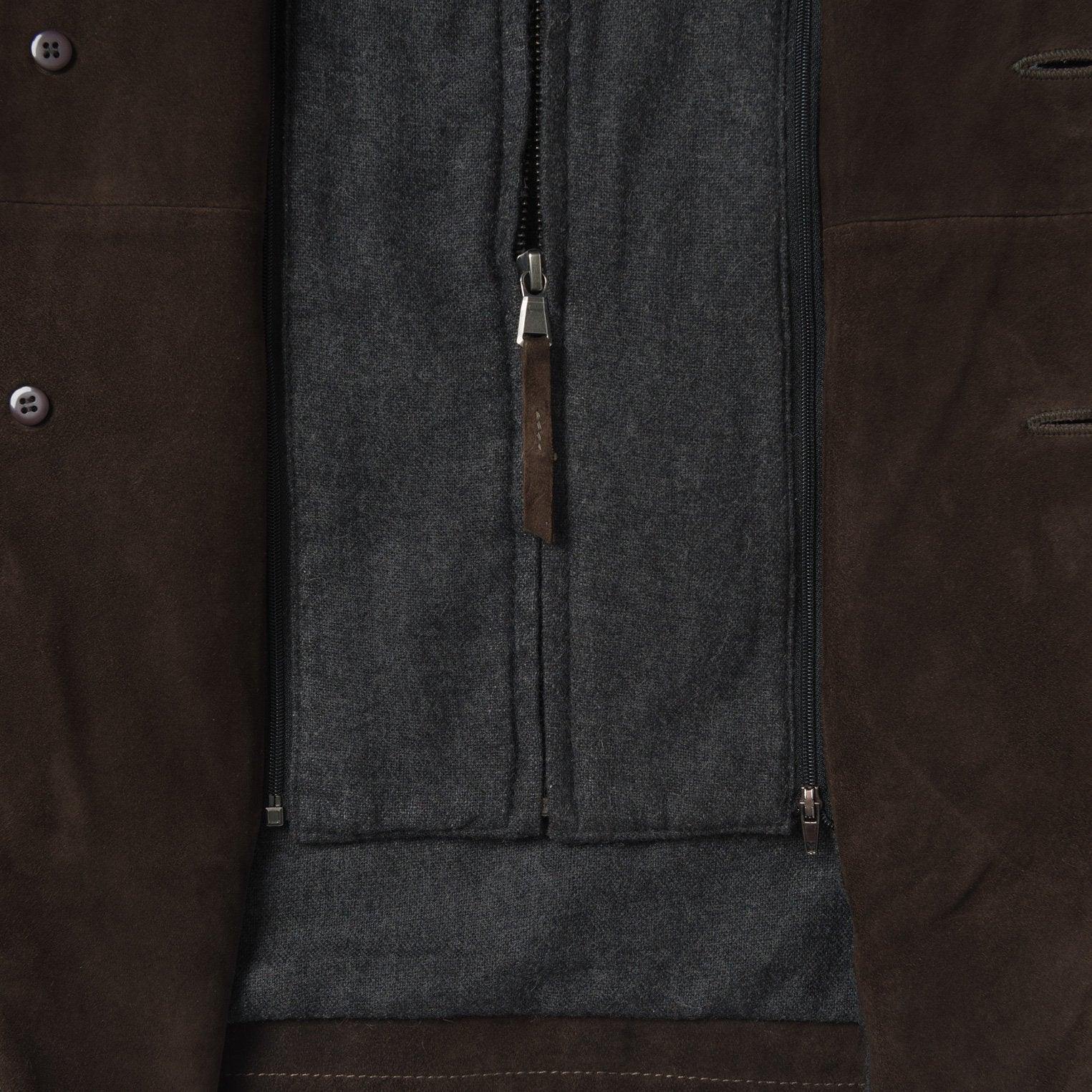 Stetson Dark Brown Suede Jacket - Flyclothing LLC