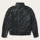 Stetson Black Leather Jacket - Flyclothing LLC