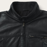 Stetson Black Leather Jacket - Flyclothing LLC