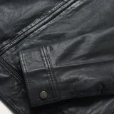 Stetson Black Leather Jacket - Flyclothing LLC