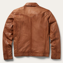 Stetson Zip-Front Lightweight Leather Jacket